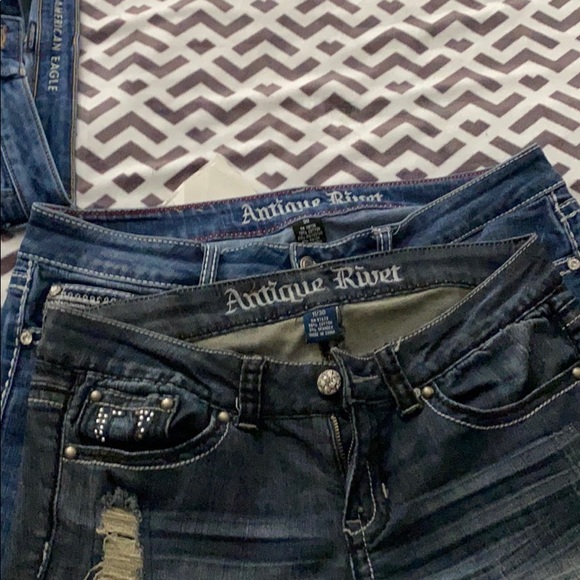 Antique Rivet Jeans - Picture 10 of 10